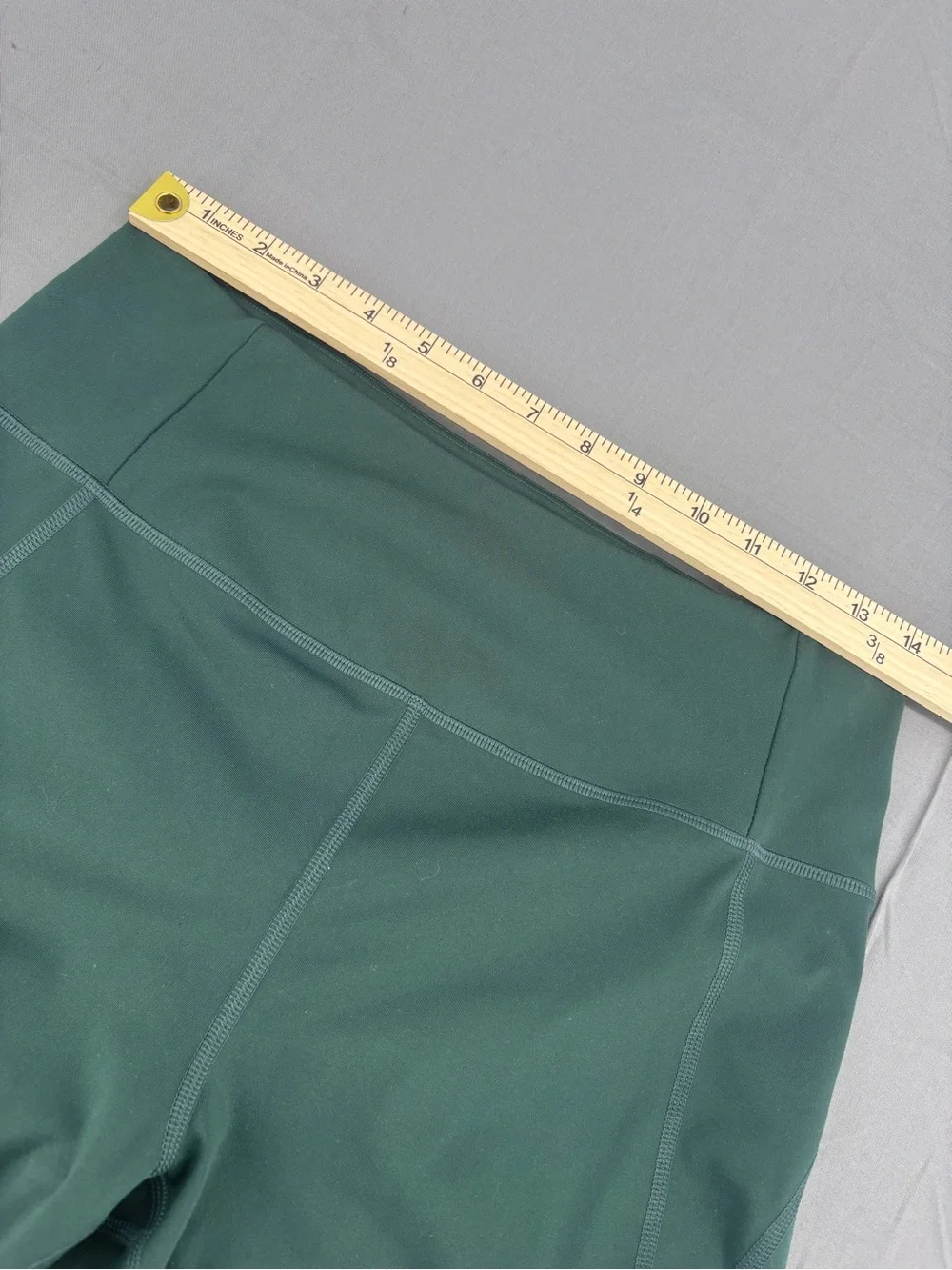girlfriend collective Olive Green High-Rise Bike Shorts